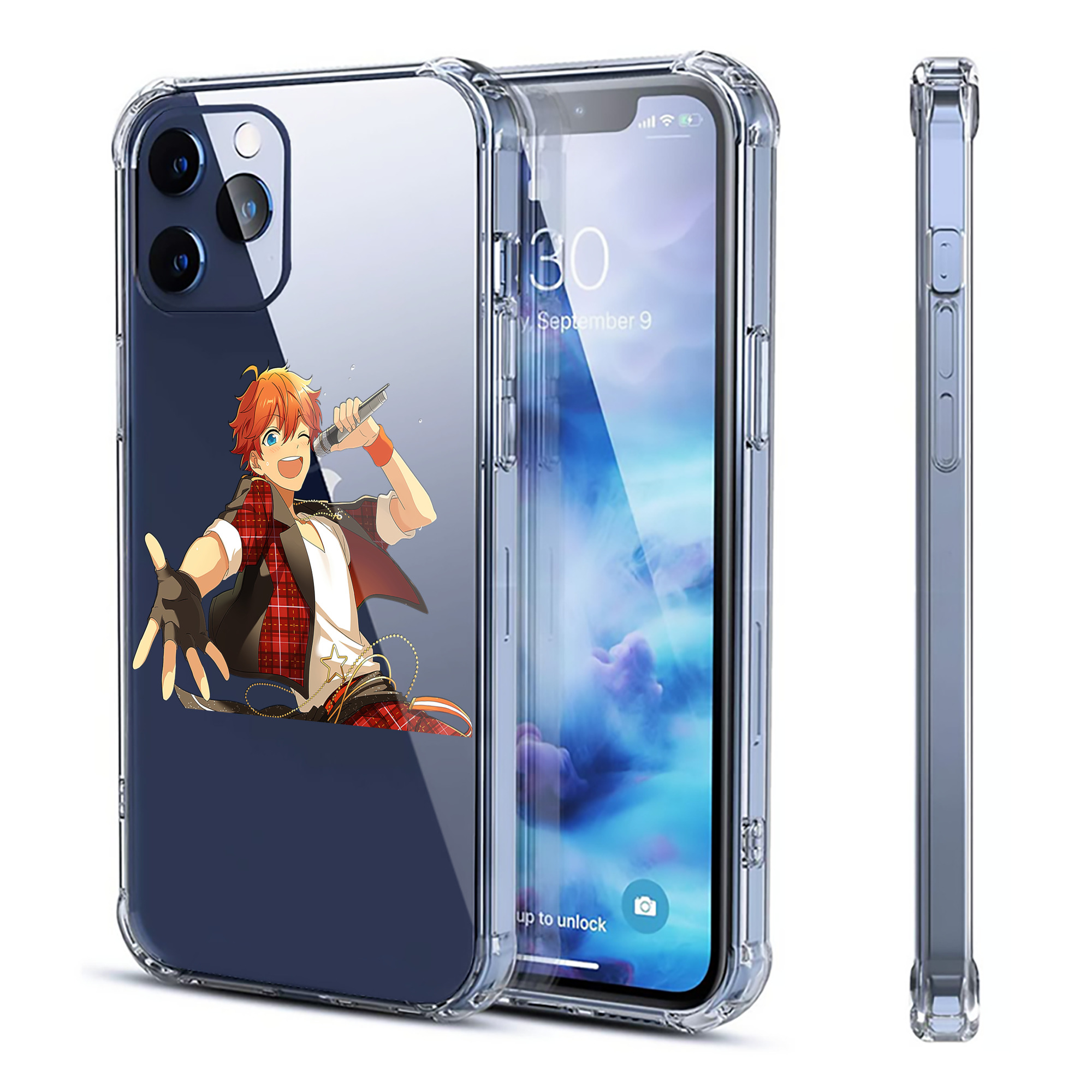 （画像用） あんさんぶるスターズ! Ensemble Stars 【iPhone 12シリーズ対応】透明スマホケース（クリアソフトケース）